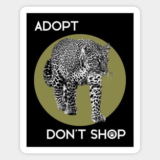 Adopt Don't Shop! - Rescue Pets! jaguar parody Magnet